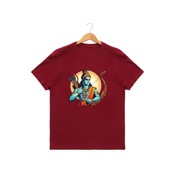 Mens_Graphic_Print_Round_Neck_T-Shirt_-_Jai_Shree_Ram_(170_Gsm_Single_Jersey)