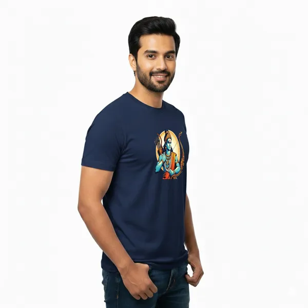Mens_Graphic_Print_Round_Neck_T-Shirt_-_Jai_Shree_Ram_(170_Gsm_Single_Jersey)