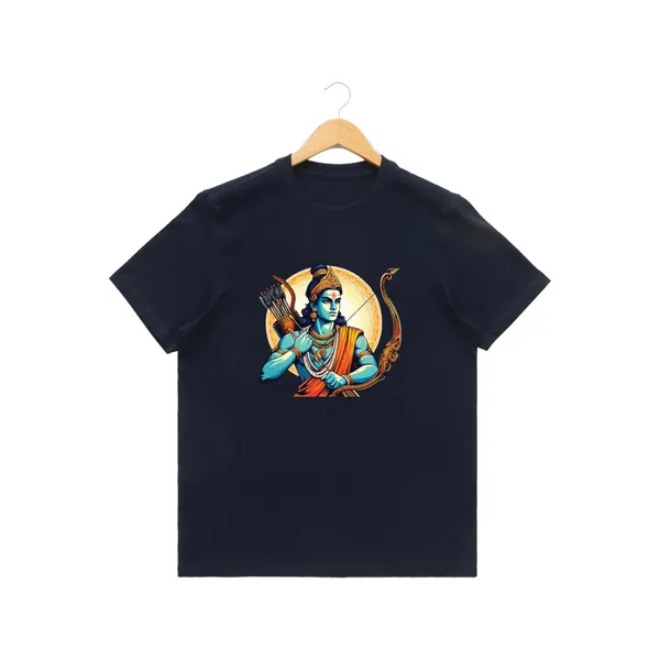 Mens_Graphic_Print_Round_Neck_T-Shirt_-_Jai_Shree_Ram_(170_Gsm_Single_Jersey)