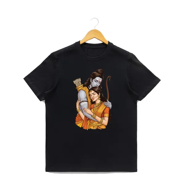 Mens_Graphic_Print_Round_Neck_T-Shirt_-_Jai_Shree_Ram_(170_Gsm_Single_Jersey)