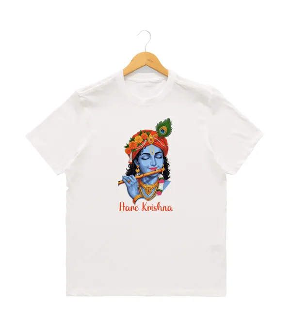 Mens_Graphic_Print_Round_Neck_T-Shirt_-_Krishna_(170_Gsm_Single_Jersey)