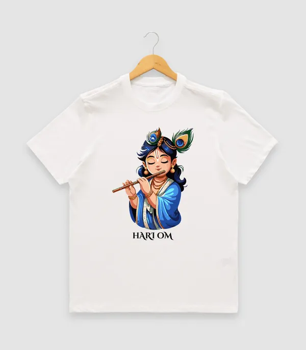 Mens_Graphic_Print_Round_Neck_T-Shirt_-_Krishna_(170_Gsm_Single_Jersey)