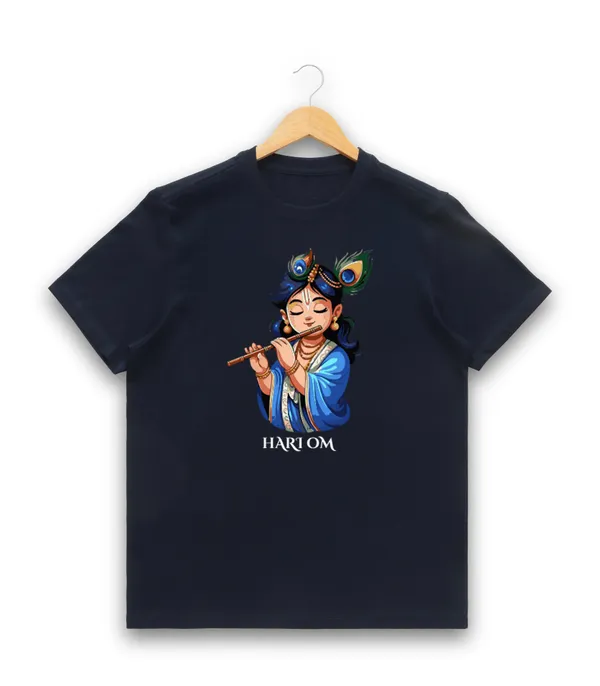 Mens_Graphic_Print_Round_Neck_T-Shirt_-_Krishna_(170_Gsm_Single_Jersey)