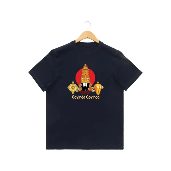 Mens_Graphic_Print_Round_Neck_T-Shirt_-_Tirupathi_Balaji_(170_Gsm_Single_Jersey)