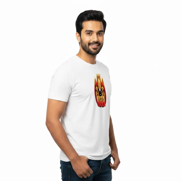 Mens_Graphic_Print_Round_Neck_T-Shirt_-_Tirupathi_Balaji_(170_Gsm_Single_Jersey)