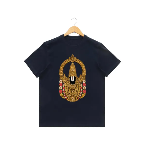 Mens_Graphic_Print_Round_Neck_T-Shirt_-_Tirupathi_Balaji_(170_Gsm_Single_Jersey)