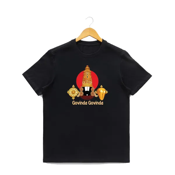 Mens_Graphic_Print_Round_Neck_T-Shirt_-_Tirupathi_Balaji_(170_Gsm_Single_Jersey)
