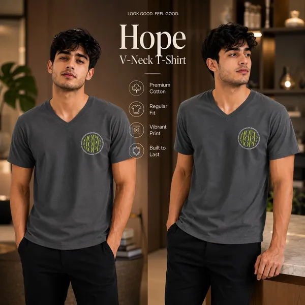 Mens_Graphic_Print_V_-_Neck_T-Shirt_-_190Gsm