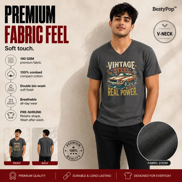Mens_Graphic_Print_V_-_Neck_T-Shirt_-_190Gsm