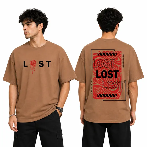 Mens_Oversized_T-Shirt_-_Lost_(225_Gsm_Heavyweight_Fabric)