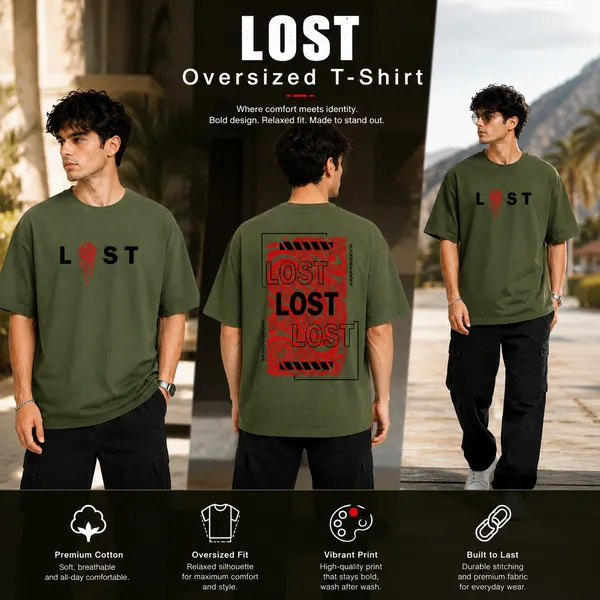 Mens_Oversized_T-Shirt_-_Lost_(225_Gsm_Heavyweight_Fabric)