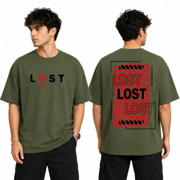 Mens_Oversized_T-Shirt_-_Lost_(225_Gsm_Heavyweight_Fabric)