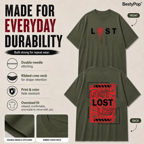 Mens_Oversized_T-Shirt_-_Lost_(225_Gsm_Heavyweight_Fabric)