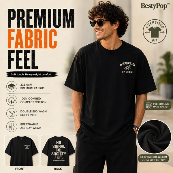 Mens_Oversized_T-Shirt_-_Disconnected_By_Choice