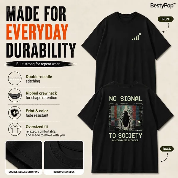 Mens_Oversized_T-Shirt_-_No_Signal_(225_Gsm_Heavyweight_Fabric)