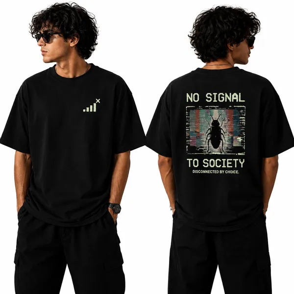 Mens_Oversized_T-Shirt_-_No_Signal_(225_Gsm_Heavyweight_Fabric)