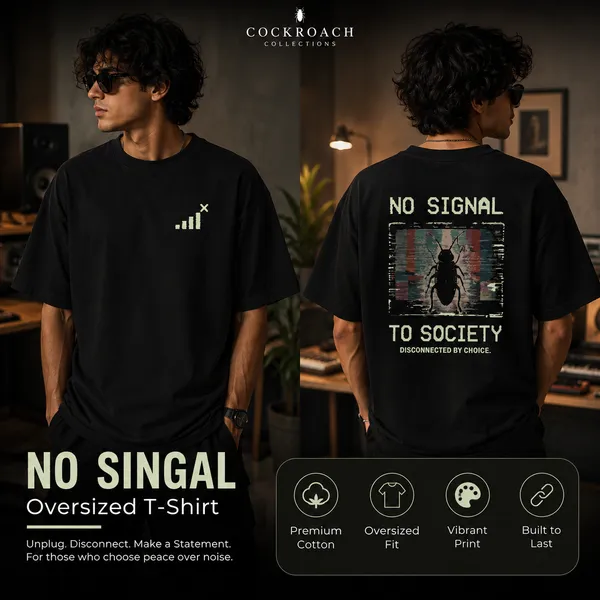 Mens_Oversized_T-Shirt_-_No_Signal_(225_Gsm_Heavyweight_Fabric)
