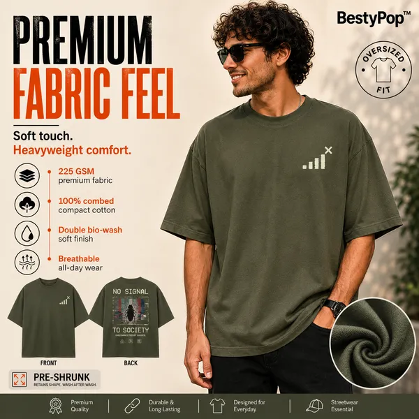 Mens_Oversized_T-Shirt_-_No_Signal_(225_Gsm_Heavyweight_Fabric)