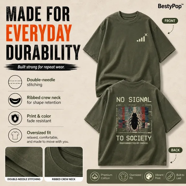 Mens_Oversized_T-Shirt_-_No_Signal_(225_Gsm_Heavyweight_Fabric)