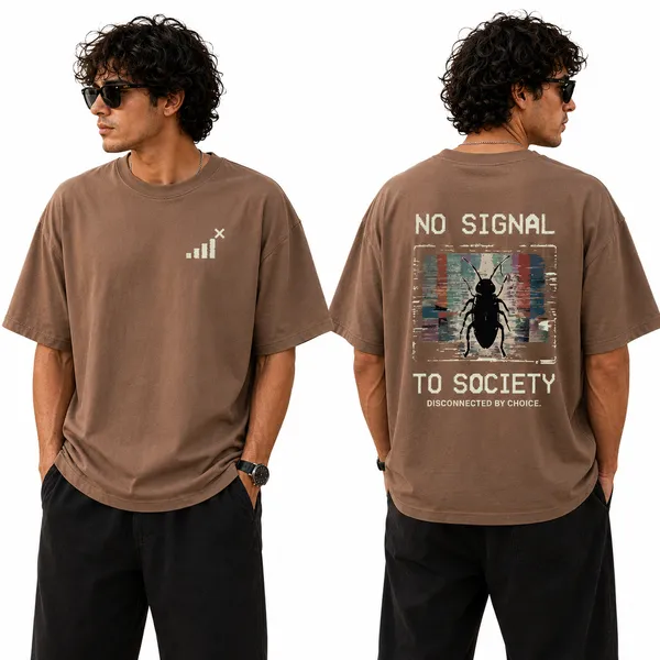 Mens_Oversized_T-Shirt_-_No_Signal_(225_Gsm_Heavyweight_Fabric)
