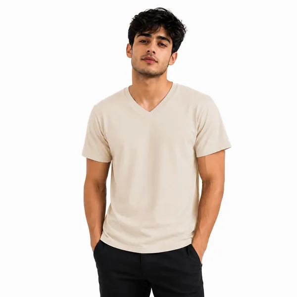 Mens_Plain_V_-_Neck_T-Shirt