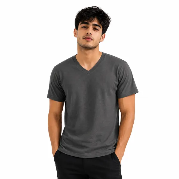 Mens_Plain_V_-_Neck_T-Shirt