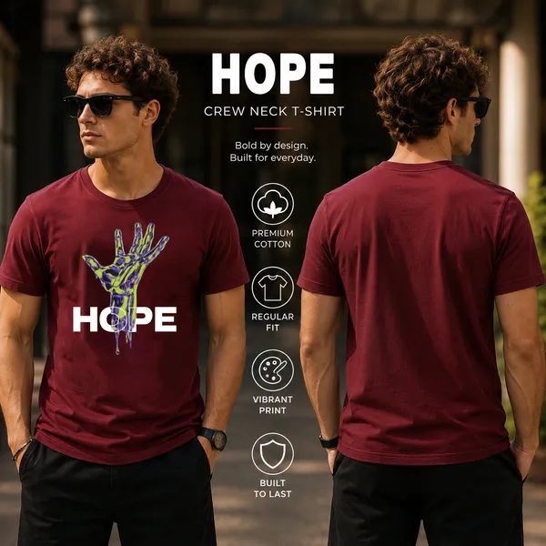 Mens_Crew_Neck_T-Shirt_-_Hope_(170_Gsm_Single_Jersey)