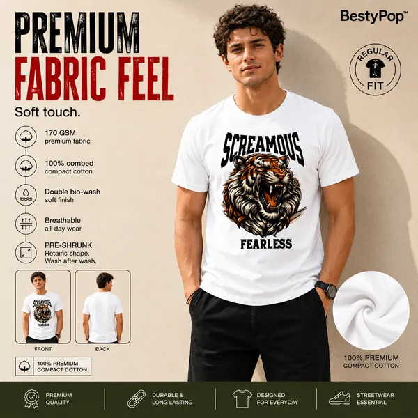 Mens_Crew_Neck_T-Shirt_-_Fearless_(170_Gsm_Single_Jersey)
