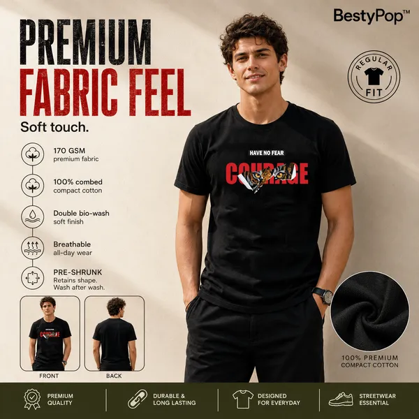 Mens_Crew_Neck_T-Shirt_-_Courage_(170_Gsm_Single_Jersey)