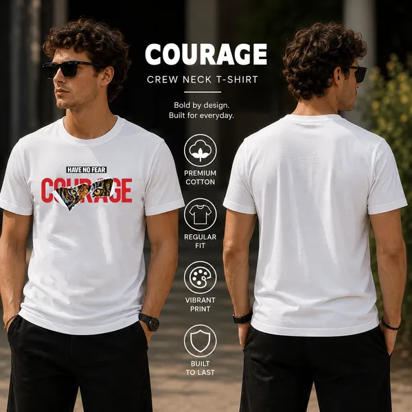Mens_Crew_Neck_T-Shirt_-_Courage_(170_Gsm_Single_Jersey)