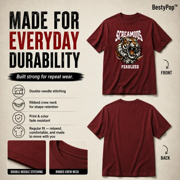 Mens_Crew_Neck_T-Shirt_-_Fearless_(170_Gsm_Single_Jersey)