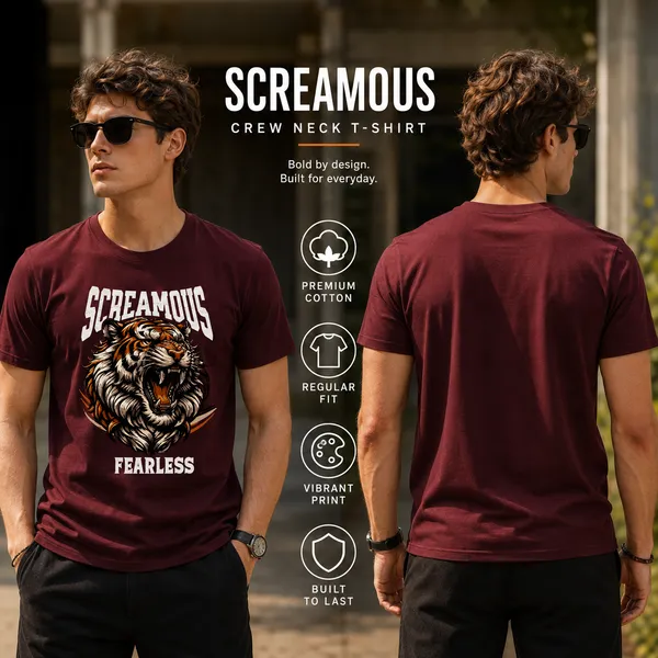 Mens_Crew_Neck_T-Shirt_-_Fearless_(170_Gsm_Single_Jersey)