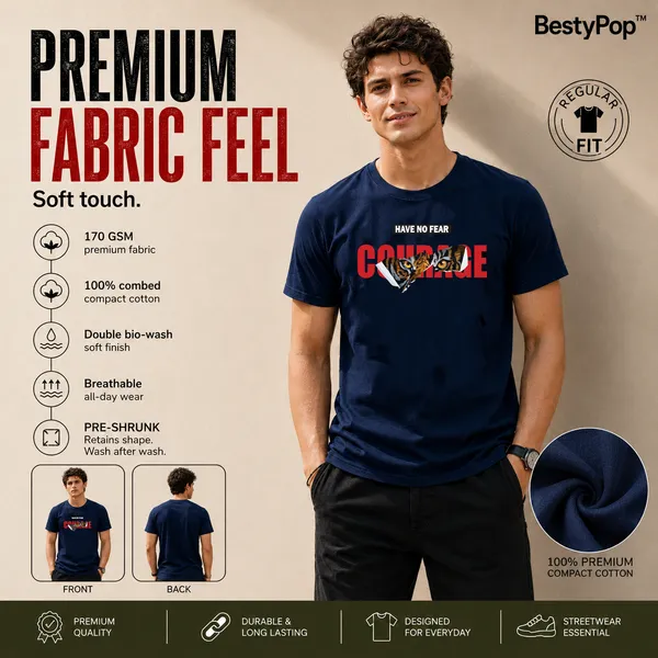 Mens_Crew_Neck_T-Shirt_-_Courage_(170_Gsm_Single_Jersey)
