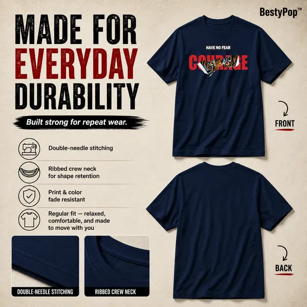 Mens_Crew_Neck_T-Shirt_-_Courage_(170_Gsm_Single_Jersey)
