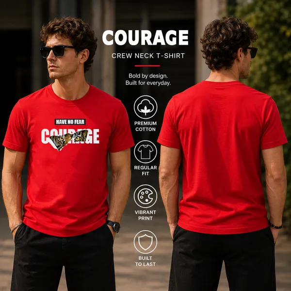 Mens_Crew_Neck_T-Shirt_-_Courage_(170_Gsm_Single_Jersey)