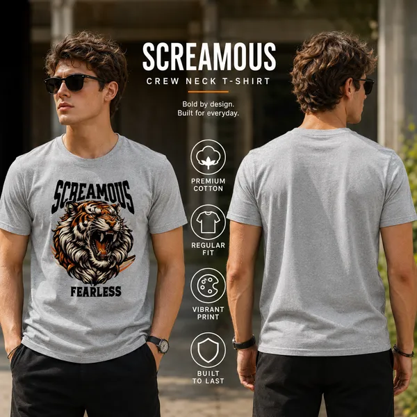 Mens_Crew_Neck_T-Shirt_-_Fearless_(170_Gsm_Single_Jersey)