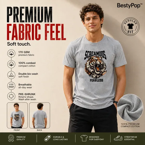 Mens_Crew_Neck_T-Shirt_-_Fearless_(170_Gsm_Single_Jersey)