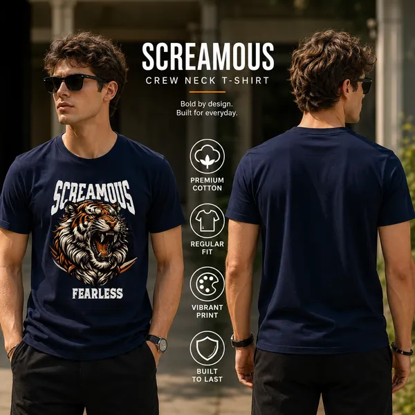 Mens_Crew_Neck_T-Shirt_-_Fearless_(170_Gsm_Single_Jersey)