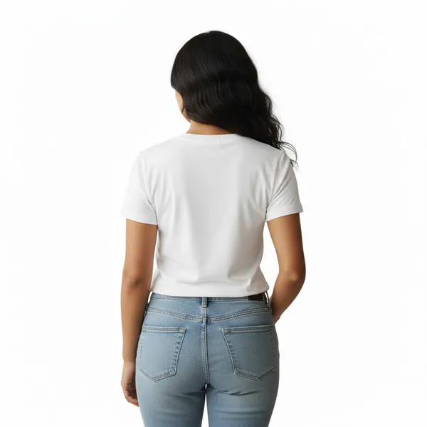 Womens_Graphic_Print_Round_Neck_T-Shirt_-_Buddha_(170_Gsm_Single_Jersey)
