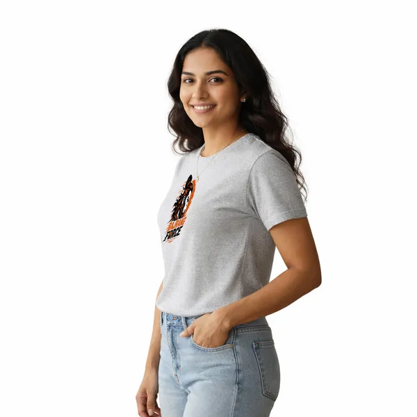 Womens_Graphic_Print_Round_Neck_T-Shirt_-_Hanuman_(170_Gsm_Single_Jersey)