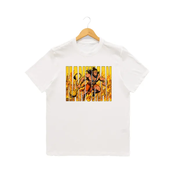 Womens_Graphic_Print_Round_Neck_T-Shirt_-_Hanuman_(170_Gsm_Single_Jersey)