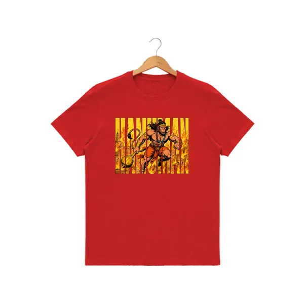 Womens_Graphic_Print_Round_Neck_T-Shirt_-_Hanuman_(170_Gsm_Single_Jersey)
