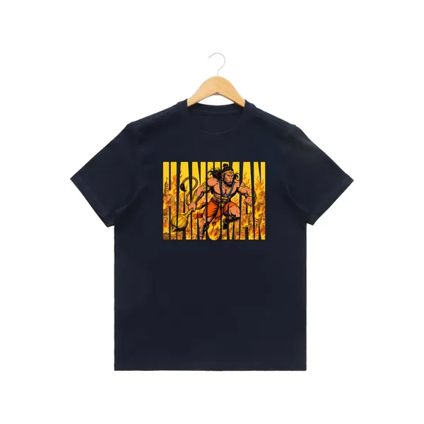 Womens_Graphic_Print_Round_Neck_T-Shirt_-_Hanuman_(170_Gsm_Single_Jersey)