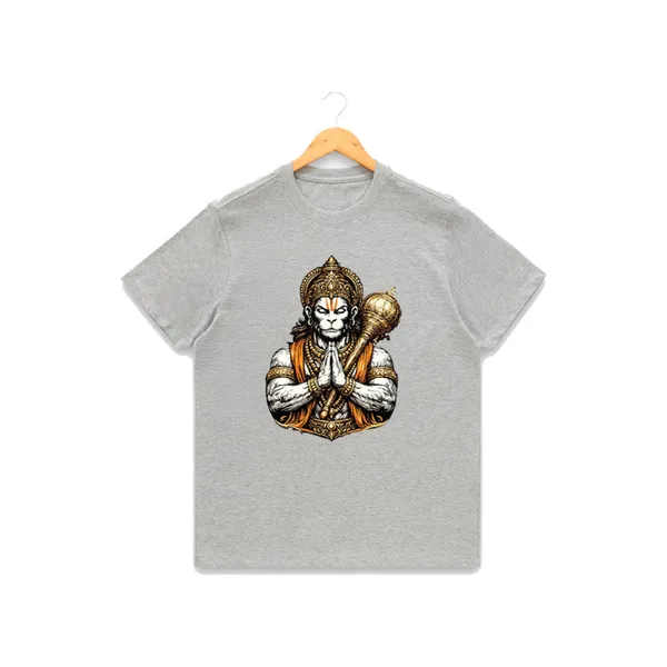 Womens_Graphic_Print_Round_Neck_T-Shirt_-_Hanuman_(170_Gsm_Single_Jersey)