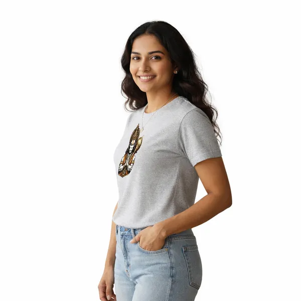 Womens_Graphic_Print_Round_Neck_T-Shirt_-_Hanuman_(170_Gsm_Single_Jersey)