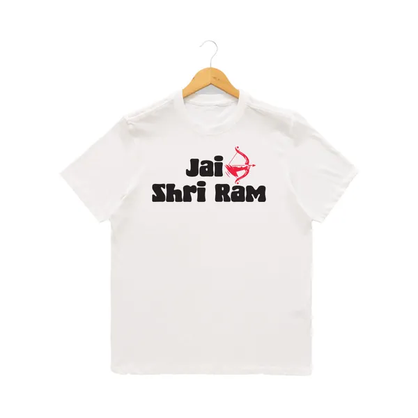 Womens_Graphic_Print_Round_Neck_T-Shirt_-_Jai_Shree_Ram_(170_Gsm_Single_Jersey)