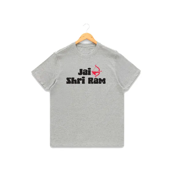 Womens_Graphic_Print_Round_Neck_T-Shirt_-_Jai_Shree_Ram_(170_Gsm_Single_Jersey)