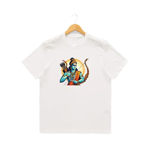 Womens_Graphic_Print_Round_Neck_T-Shirt_-_Jai_Shree_Ram_(170_Gsm_Single_Jersey)