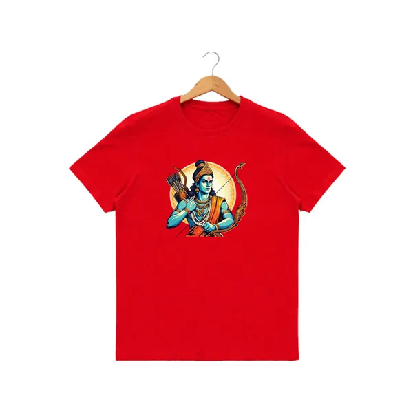 Womens_Graphic_Print_Round_Neck_T-Shirt_-_Jai_Shree_Ram_(170_Gsm_Single_Jersey)