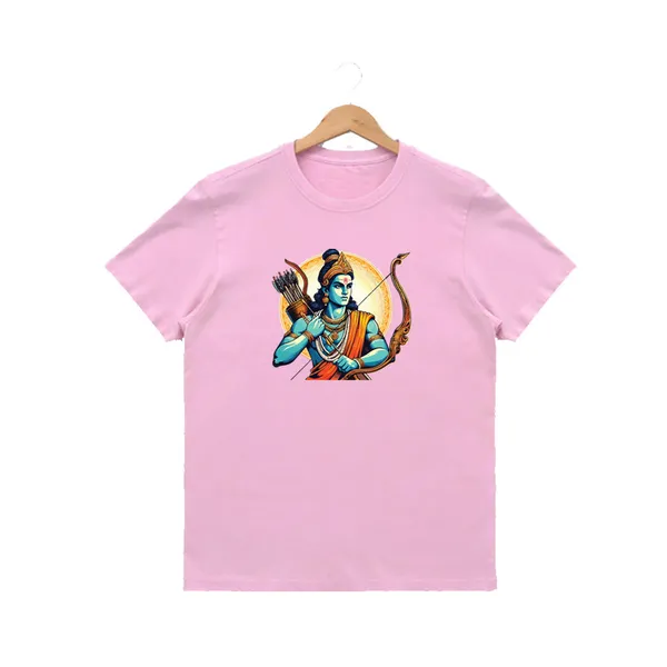 Womens_Graphic_Print_Round_Neck_T-Shirt_-_Jai_Shree_Ram_(170_Gsm_Single_Jersey)